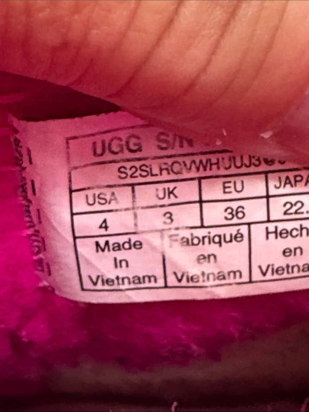 UGG Kids Hot Pink Glossy Waterproof Boots Size 4